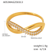 A053-Gold Zirconium Ring