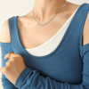 P559-Steel Necklace-37+8cm