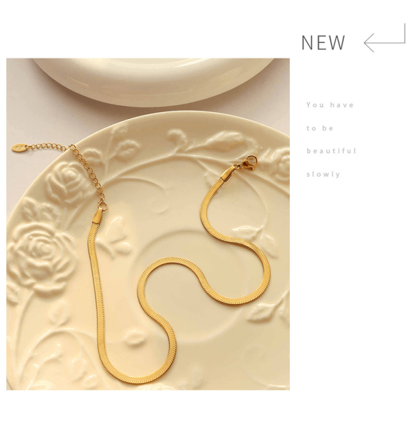 Titanium Steel Snake Chain Blade Set—Beauty in Every Detail