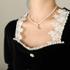 P1238-L Letter Gold Necklace-36+7cm