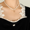 P1238-U Letter Gold Necklace-36+7cm
