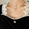 P1238-X Letter Gold Necklace-36+7cm