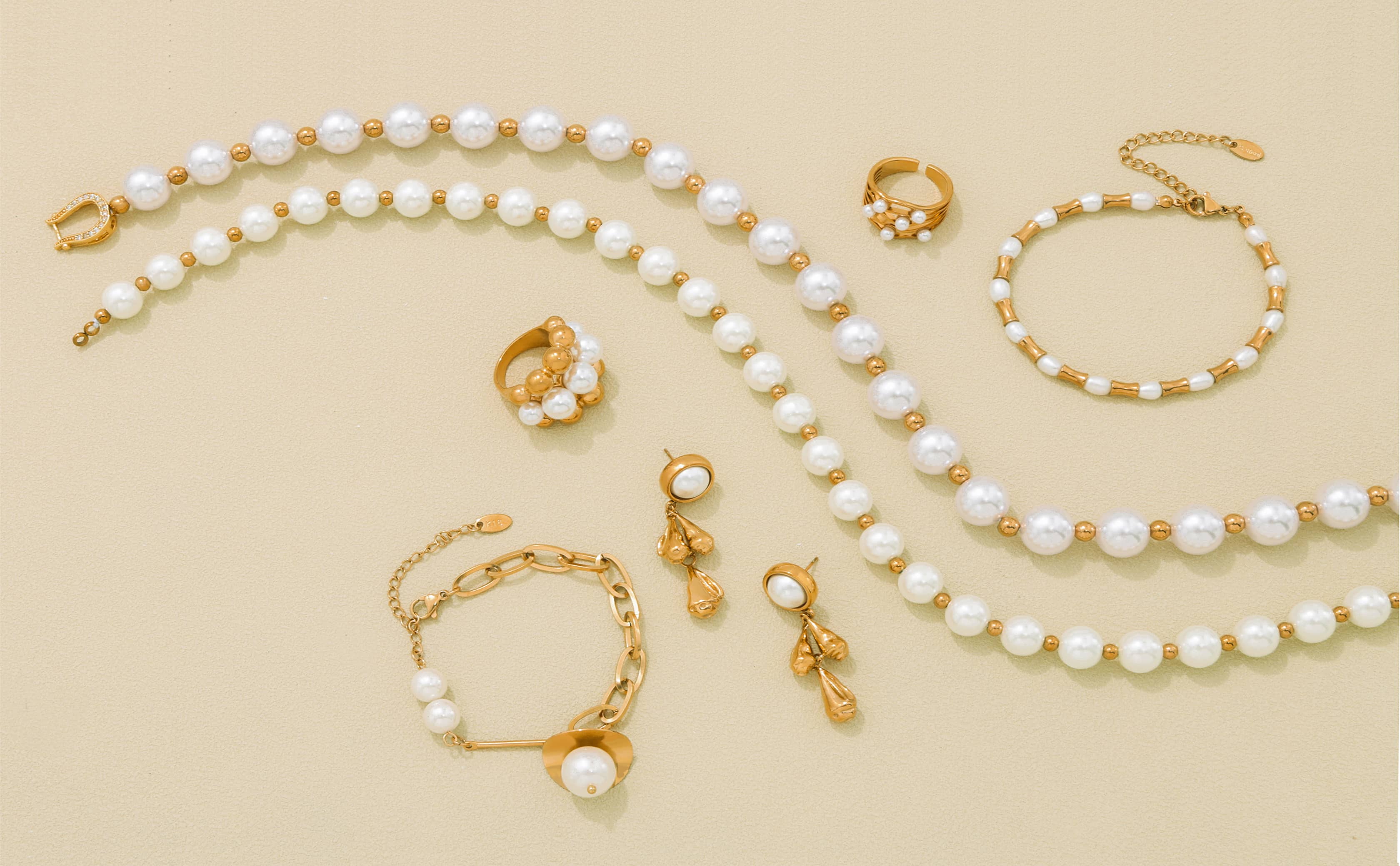 Geometric Pearl Lock