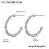 F1419-Steel earrings