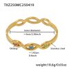 TXZ250-Gold Evil Eye Bracelet