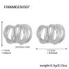 F006-Silver Stud Earrings