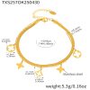 TXS257-gold anklets