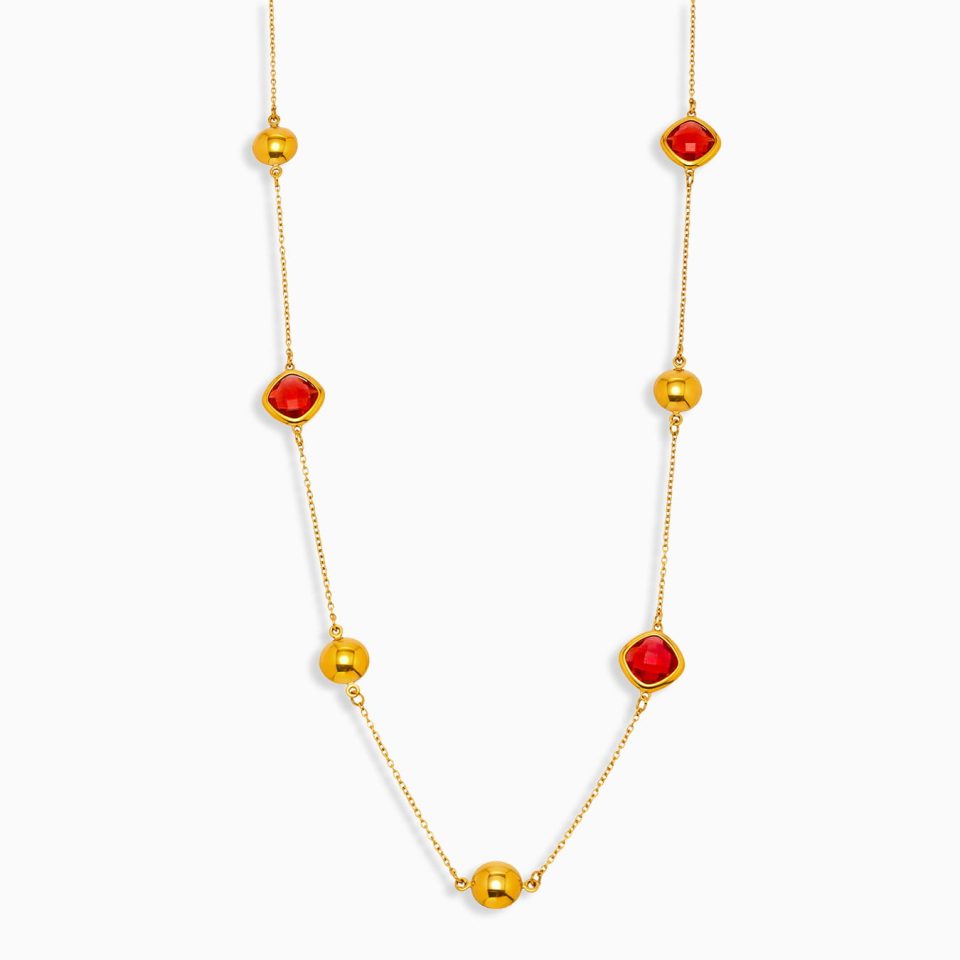 Main Picture For Czech Crystal Long Necklace