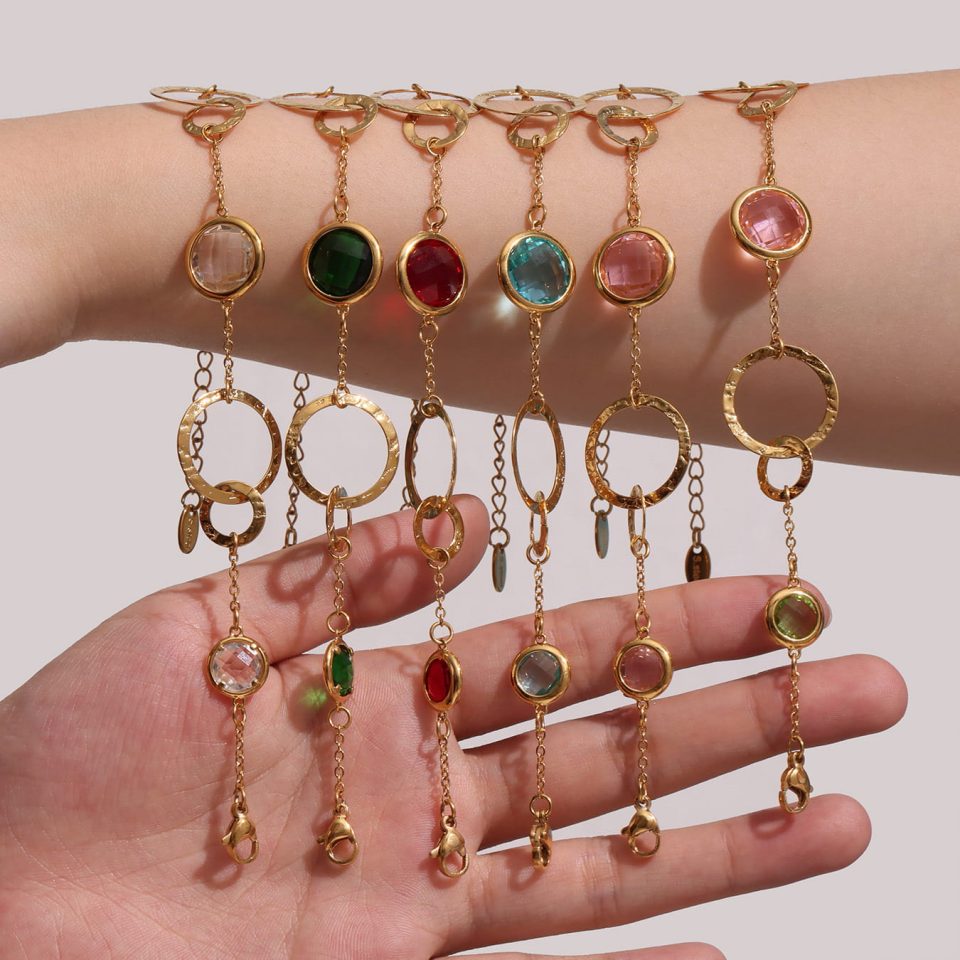 Czech glass bracelet on the mode txp281