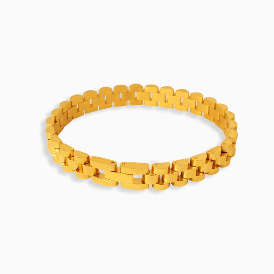 E222-gold thick bracelet