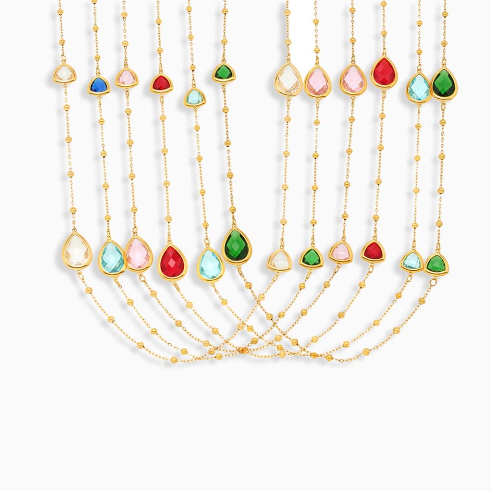 Main Picture For Sea Glass Drop Necklace