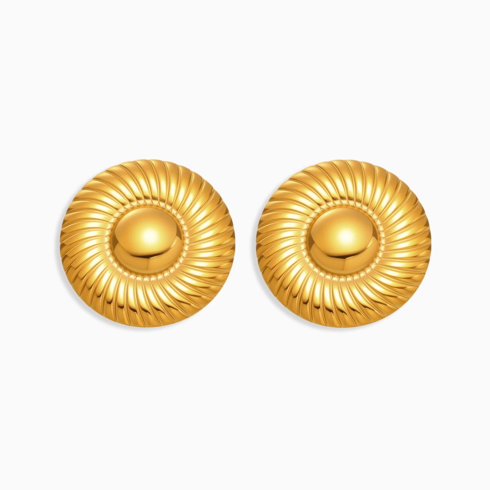 Main Picture For Simple And Versatile Circle Earrings Stainless Steel
