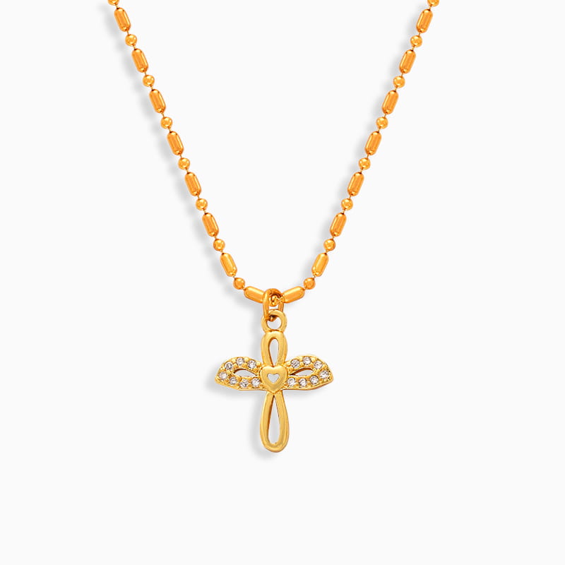 Winged Heart Pendant Necklace – Size & Detail Chart