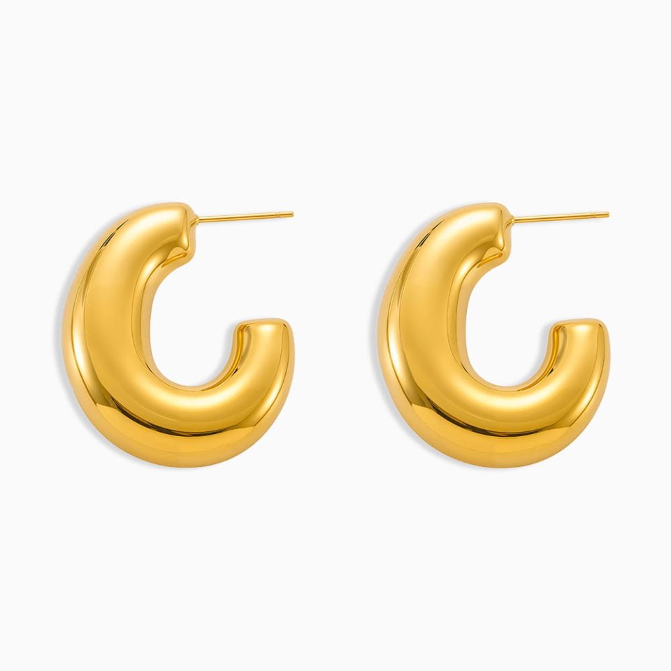 F1018-Gold earrings