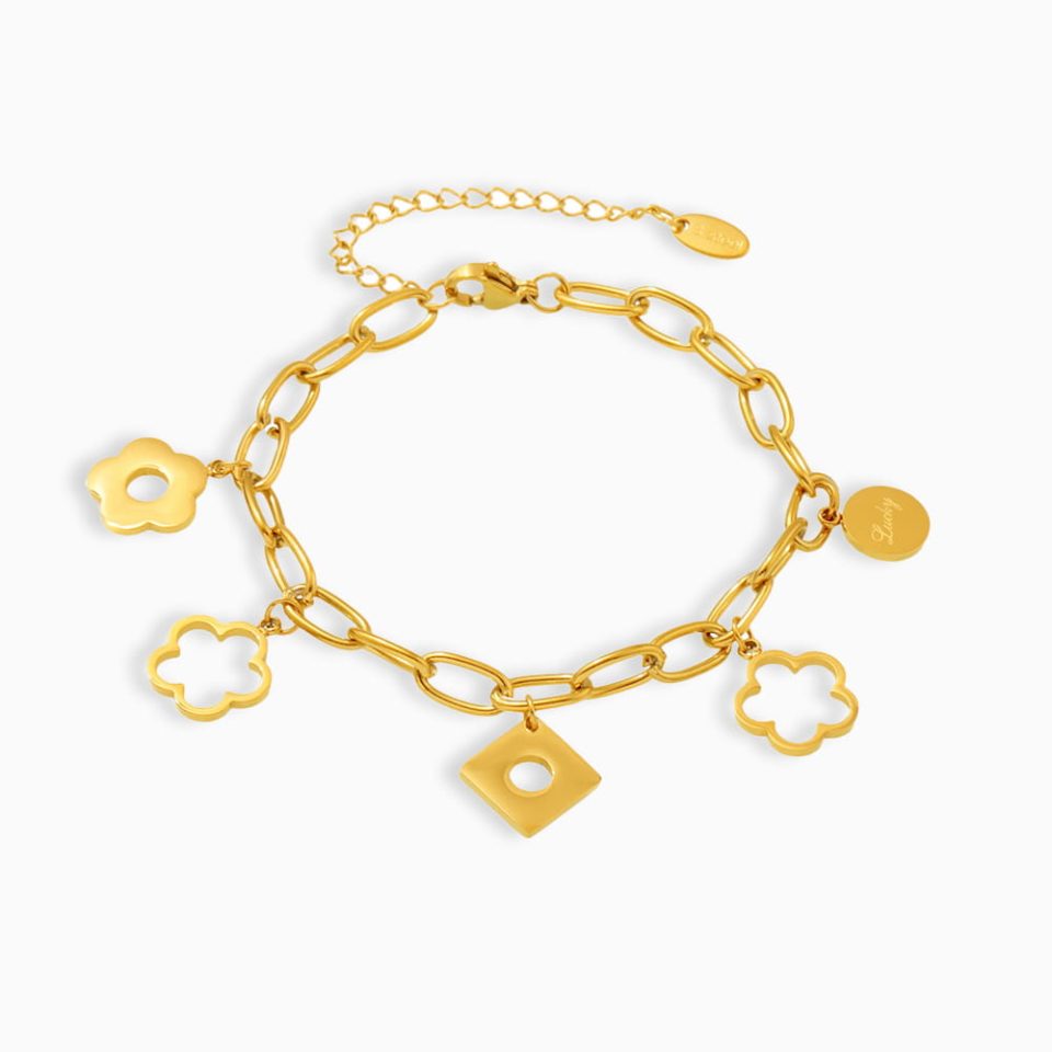 Gold bracelet E603