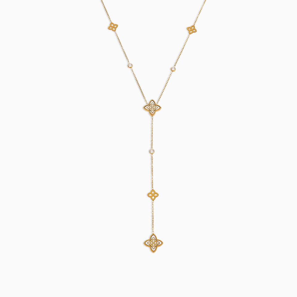 Gold Y necklace P155