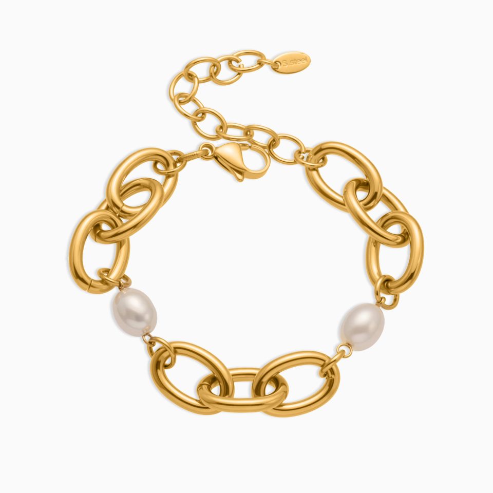 gold bracelet E043