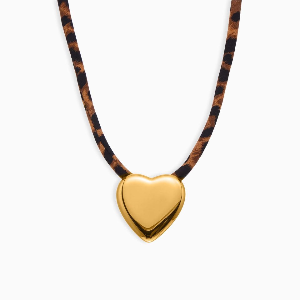 gold necklace P2160